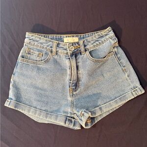 Brandy Melville Sky Blue Denim Shorts